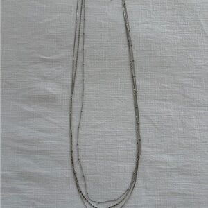Elegant Silver3 Layer Necklace